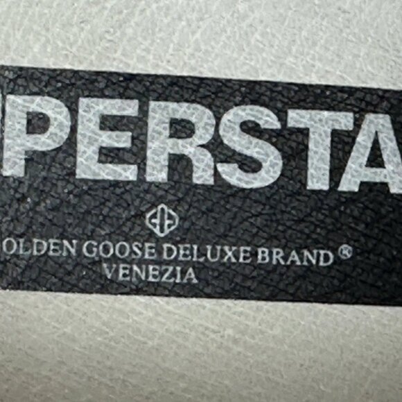 Golden Goose Superstar Leather Sneakers with Metallic Gold 39 8.5 / 8 - Worn 1X - Picture 14 of 16